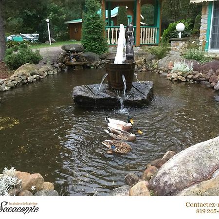 상트-알렉시-데-몽 Chalets De La Riviere Sacacomie 빌라 외부 사진