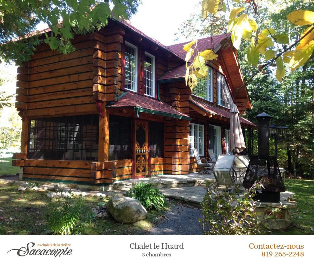 상트-알렉시-데-몽 Chalets De La Riviere Sacacomie 빌라 외부 사진