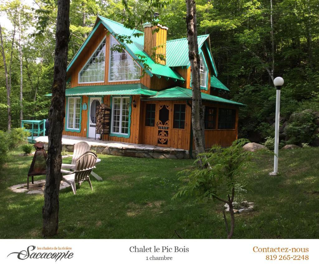 상트-알렉시-데-몽 Chalets De La Riviere Sacacomie 빌라 외부 사진