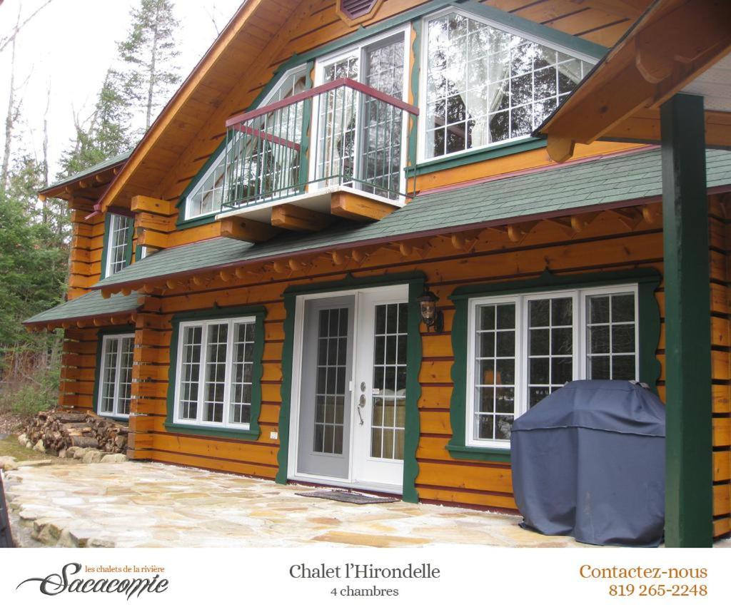 상트-알렉시-데-몽 Chalets De La Riviere Sacacomie 빌라 외부 사진