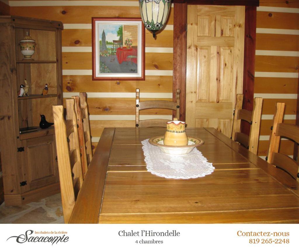 상트-알렉시-데-몽 Chalets De La Riviere Sacacomie 빌라 외부 사진