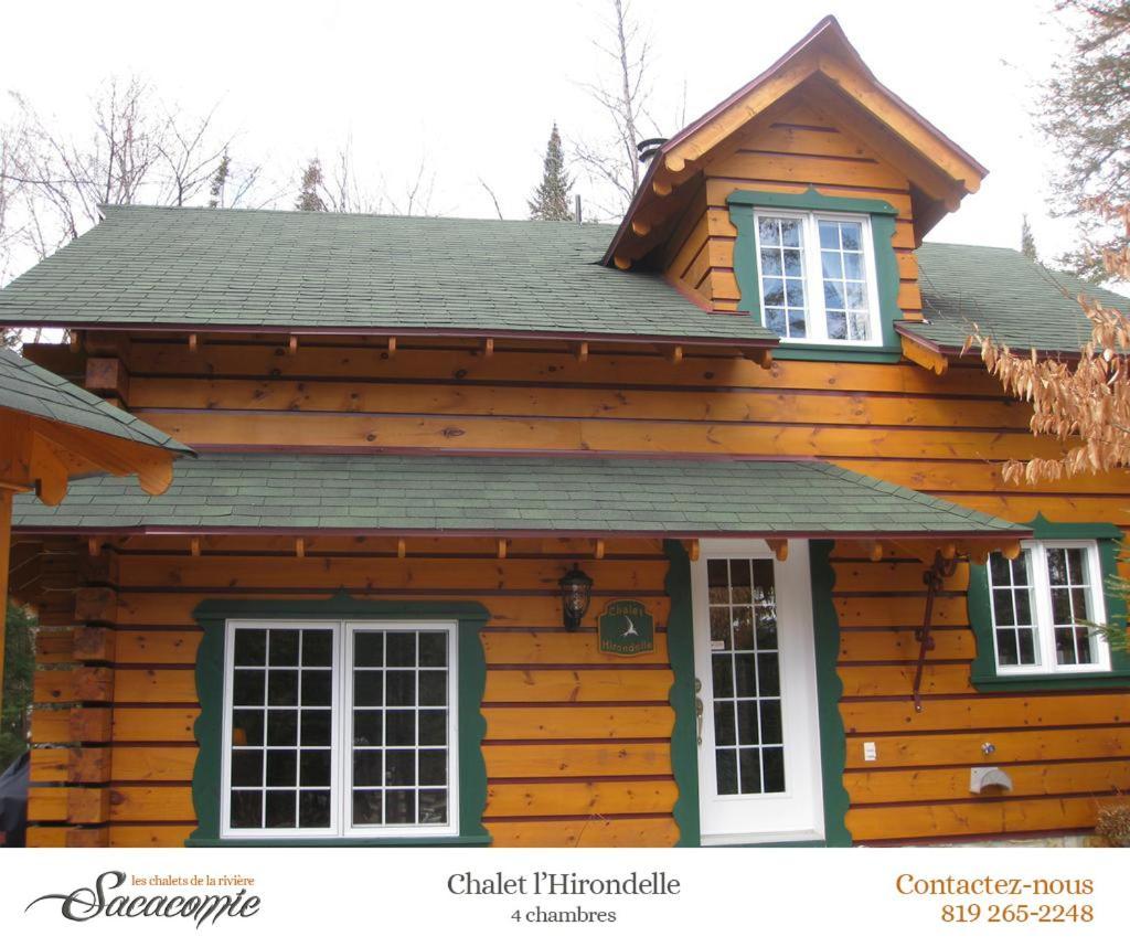 상트-알렉시-데-몽 Chalets De La Riviere Sacacomie 빌라 외부 사진