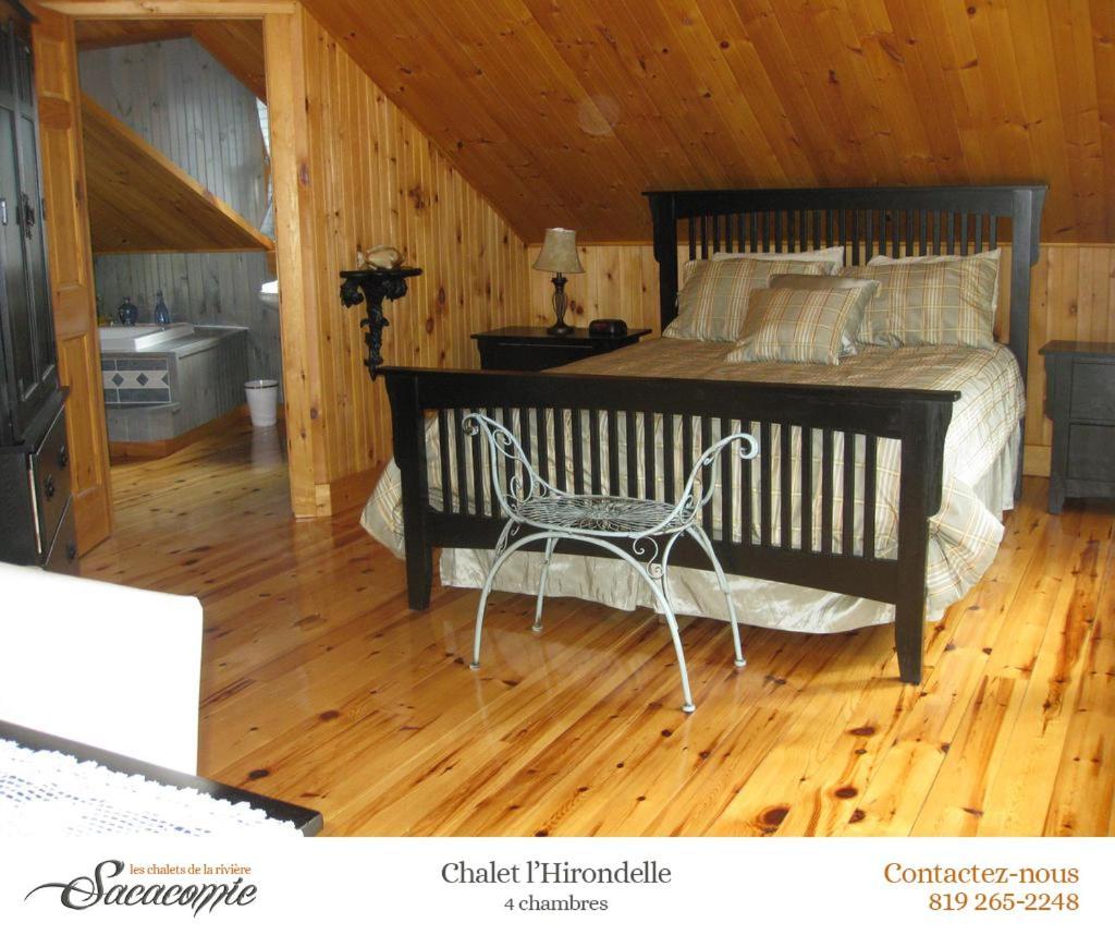 상트-알렉시-데-몽 Chalets De La Riviere Sacacomie 빌라 외부 사진
