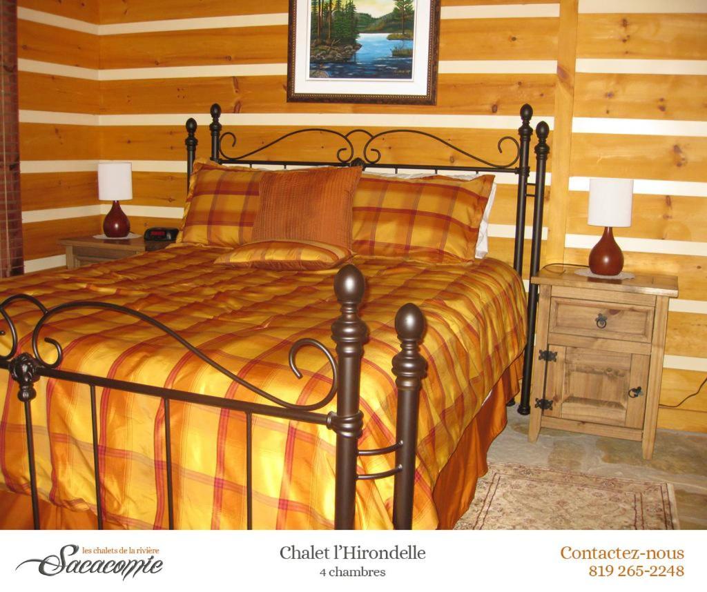 상트-알렉시-데-몽 Chalets De La Riviere Sacacomie 빌라 외부 사진