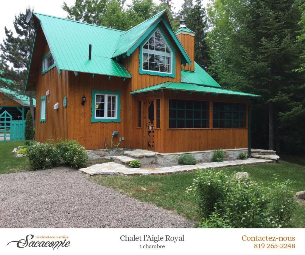 상트-알렉시-데-몽 Chalets De La Riviere Sacacomie 빌라 외부 사진