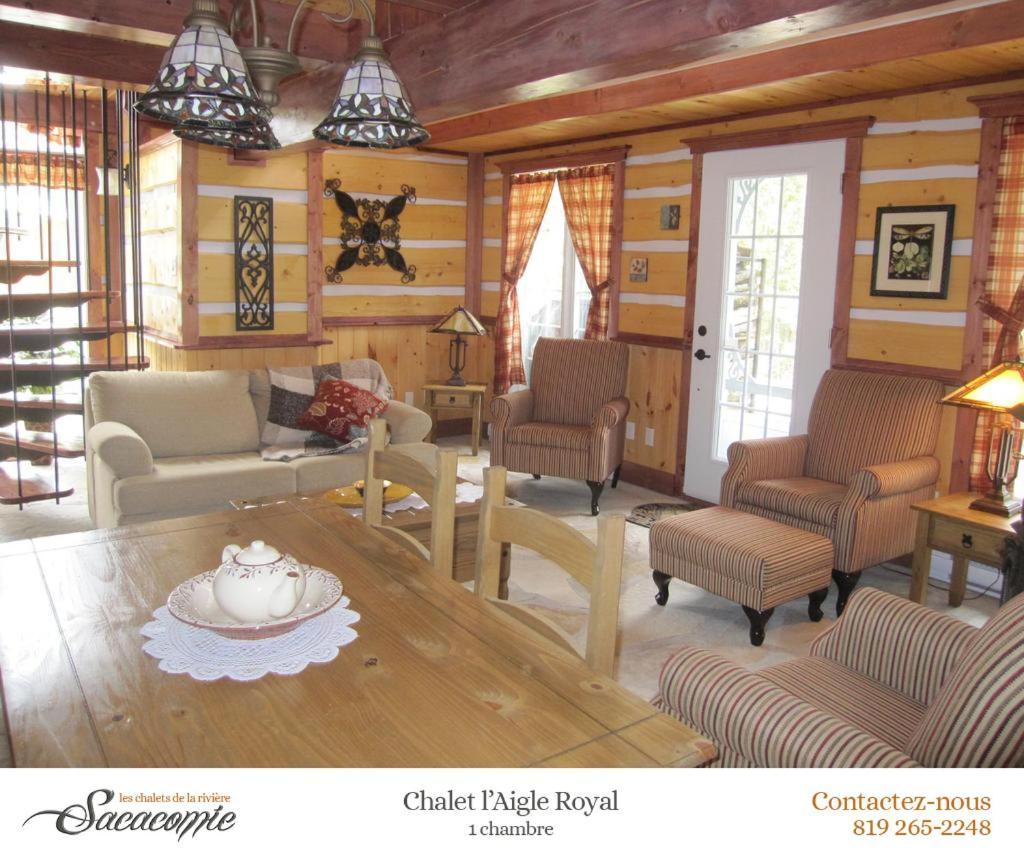상트-알렉시-데-몽 Chalets De La Riviere Sacacomie 빌라 외부 사진