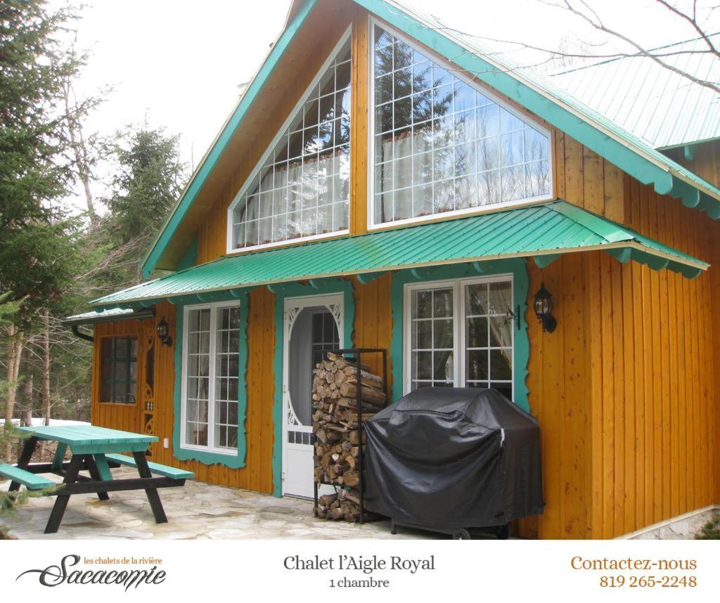 상트-알렉시-데-몽 Chalets De La Riviere Sacacomie 빌라 외부 사진